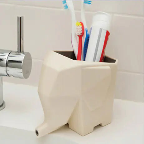 Water Filter, Drain Basket, Small Elephant Toothbrush Cup