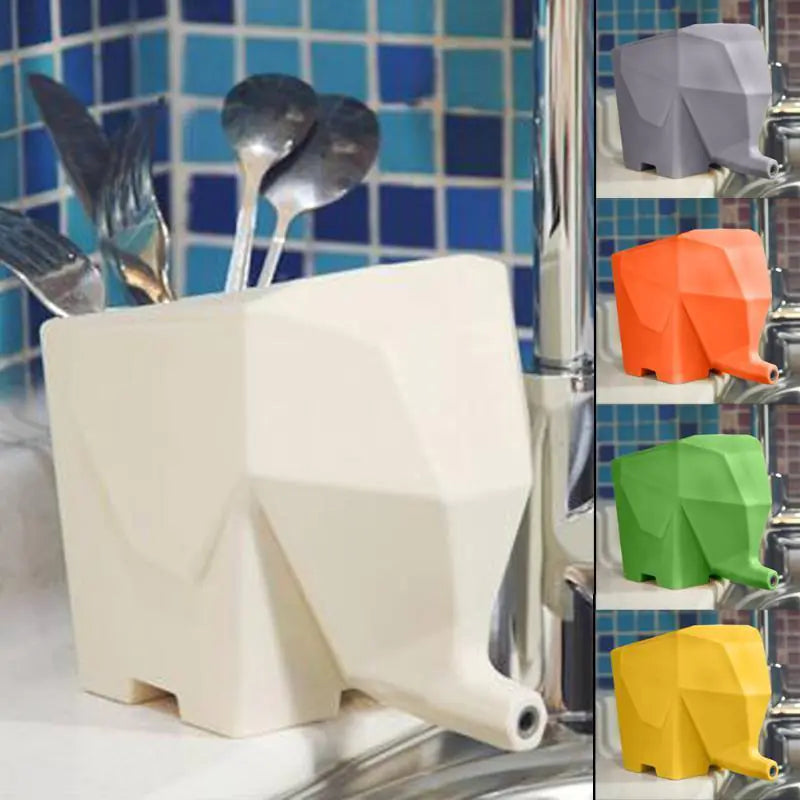 Water Filter, Drain Basket, Small Elephant Toothbrush Cup